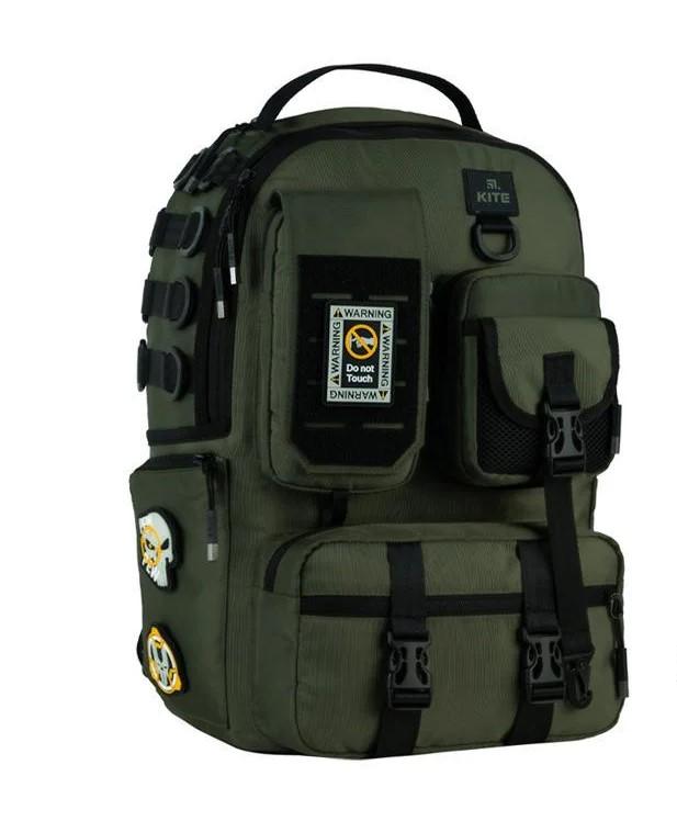 Рюкзак KITE Education teens 45x31x13,5 см 16 л Хаки (K24-2596L-2)