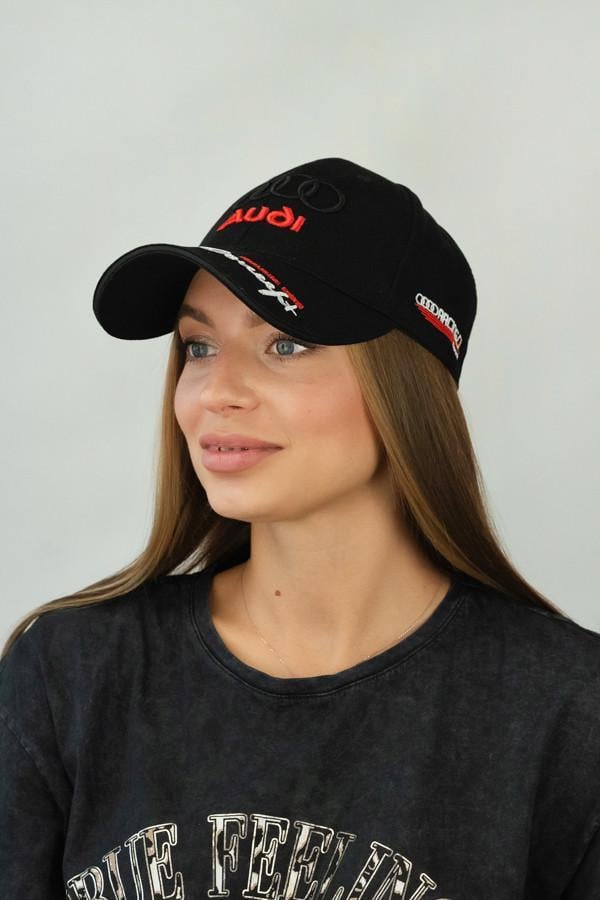 Бейсболка для автомобилистов Braxton "Audi Racing" унисекс Черный (1676)