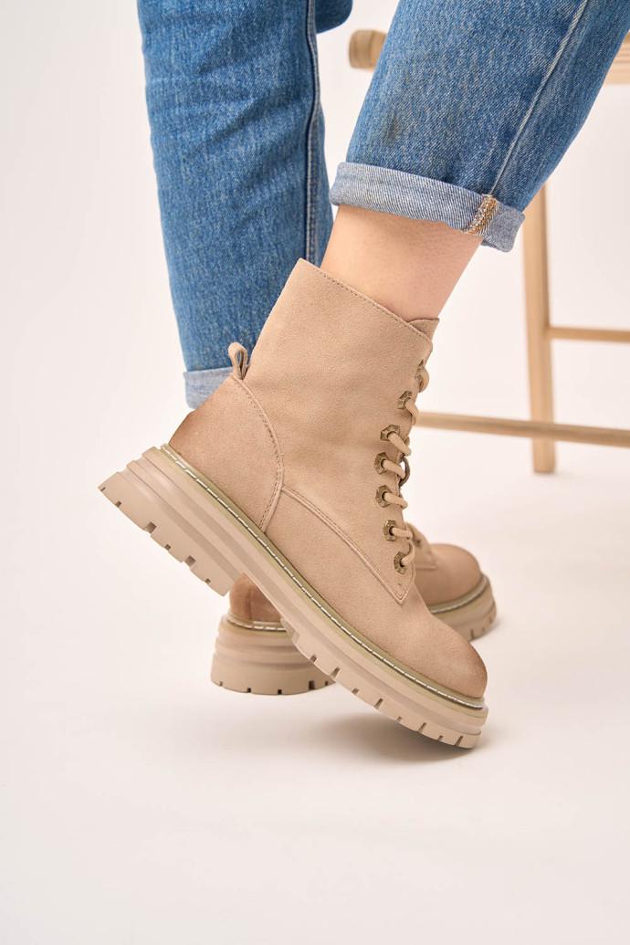 Черевики жіночі LONZA р. 39 Бежевий (175571)