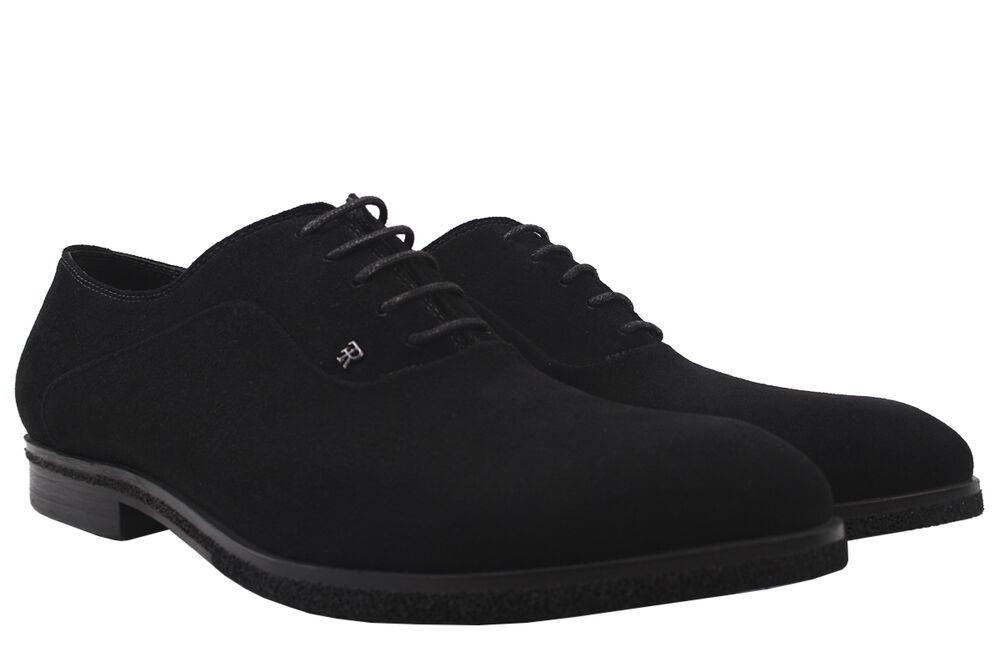 Туфли мужские Roberto Paulo натуральная замша р. 45 Черный (606-9DT)