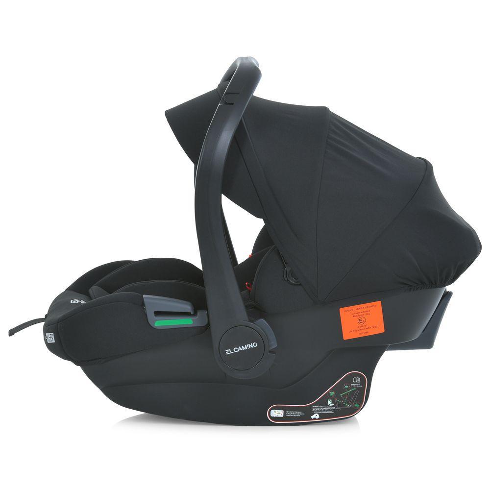 Автокресло для новорожденных El Camino ME 1186 i-KEEP i-SIZE R129 до 87 см 40-87 см Melange Jet Blaсk (2763098323) - фото 2 Автокресло для новорожденных El Camino ME 1186 i-KEEP i-SIZE R129 до 87 см 40-87 см Melange Jet Blaсk (2763098323) - фото 2