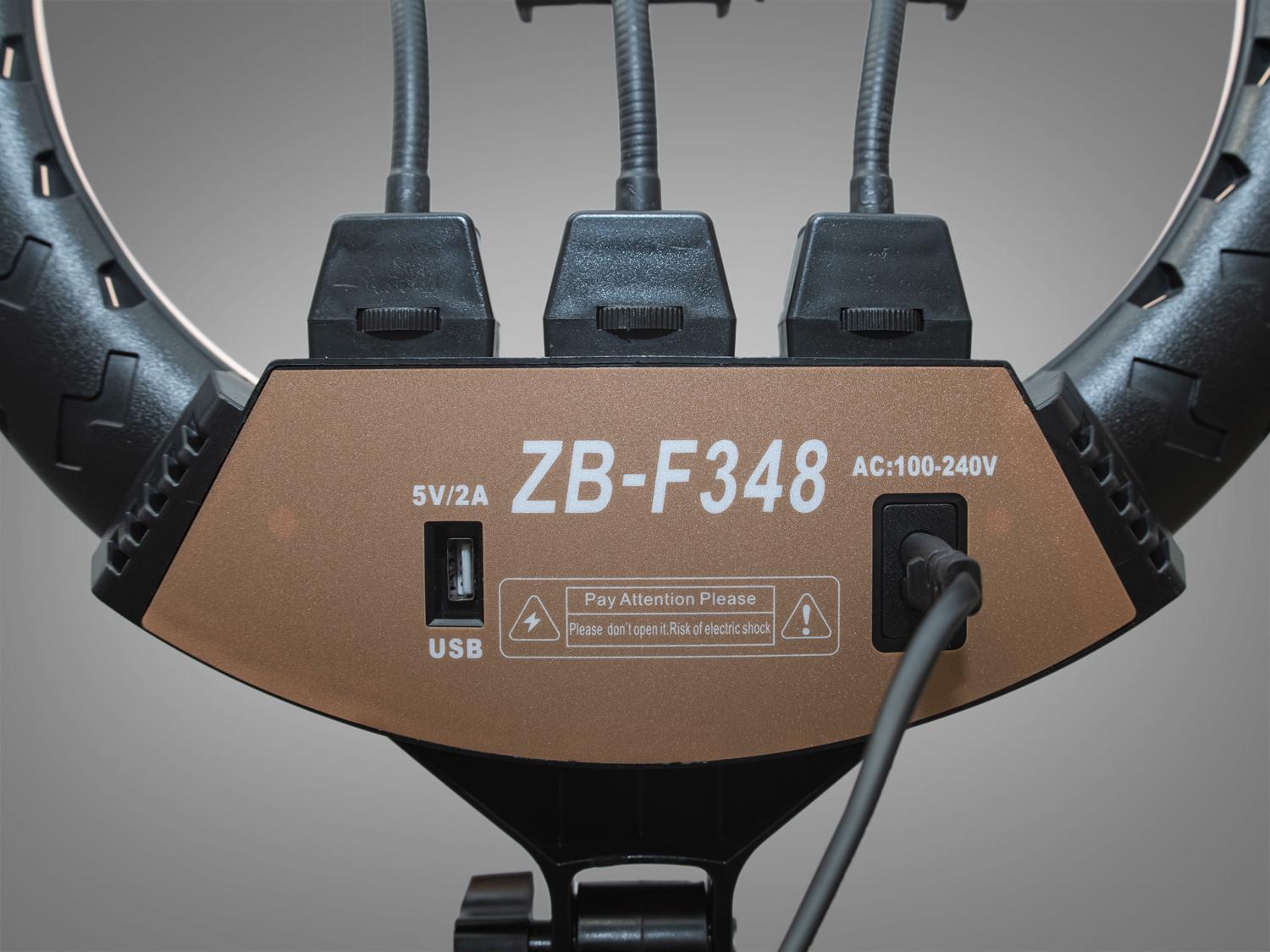 Селфи лампа с пультом 45см без штатива 220В (SL-ZB-F348) - фото 3 Селфи лампа с пультом 45см без штатива 220В (SL-ZB-F348) - фото 3