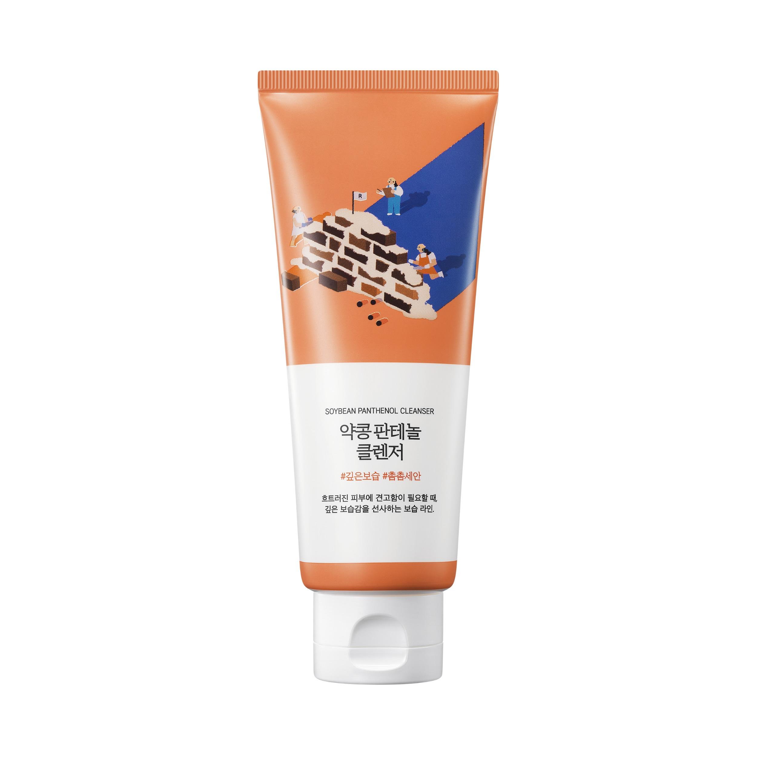 Пінка для вмивання з екстрактом соєвих бобів та пантенолом ROUND LAB Soybean Panthenol Cleanser 150 мл (28948575)