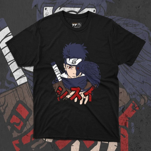 Футболка мужская с принтом Наруто Шисуи Учиха р. 48 (Anime0292)