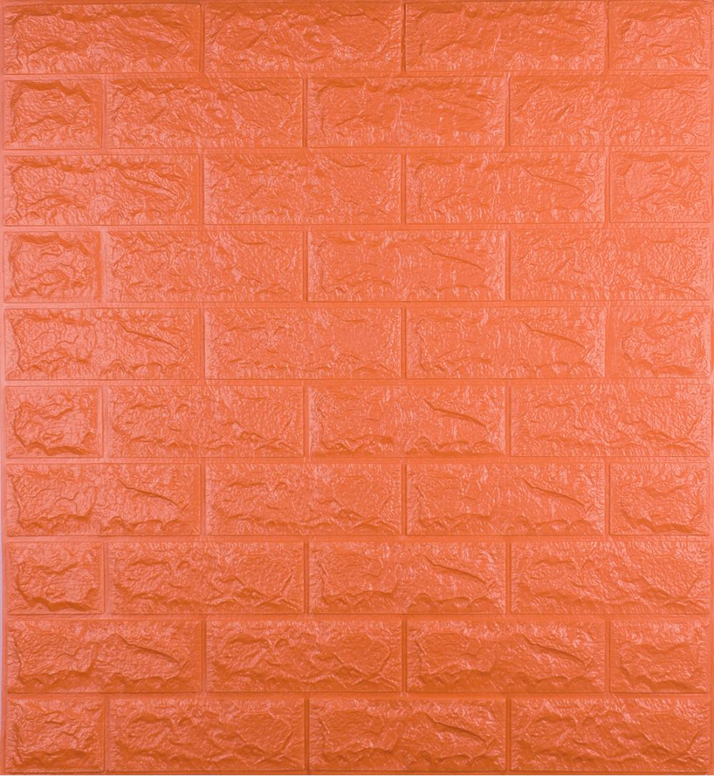 3D-панель декоративная самоклеящаяся под кирпич 700x770x7 мм Оранжевый (Os-BG07-7) 3D-панель декоративная самоклеящаяся под кирпич 700x770x7 мм Оранжевый (Os-BG07-7)