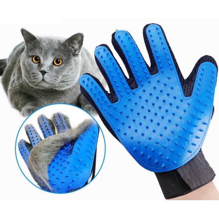 Рукавички Pet Gloves для чищення тварин Blue (tf3611) - фото 3 Рукавички Pet Gloves для чищення тварин Blue (tf3611) - фото 3
