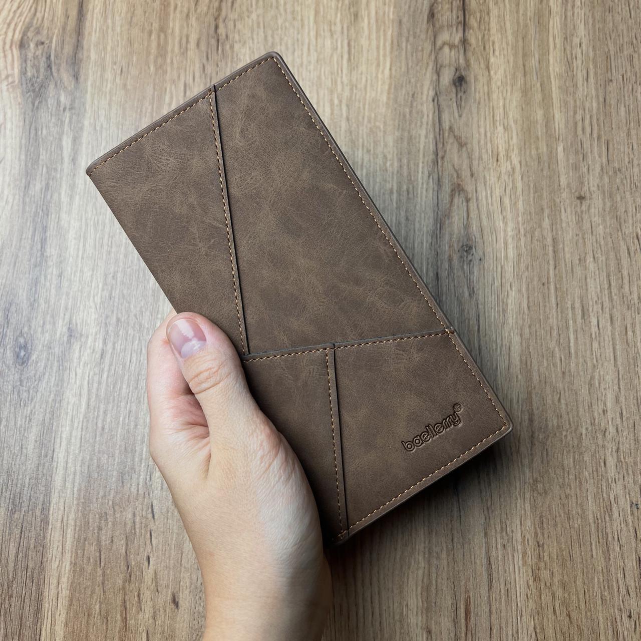 Кошелек Baellerry с монетницей Коричневый (w024-2) - фото 3 Кошелек Baellerry с монетницей Коричневый (w024-2) - фото 3