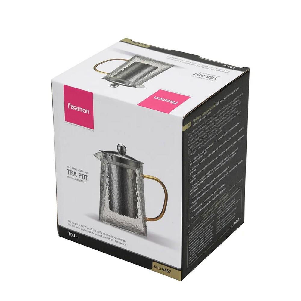 Чайник заварювальний Fissman 0,7 л (6467) - фото 4 Чайник заварювальний Fissman 0,7 л (6467) - фото 4