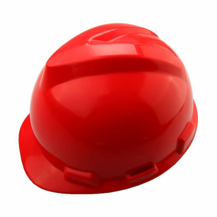 Каска захисна Tolsen 45190 із пряжкою для регулювання Червоний (29079524)