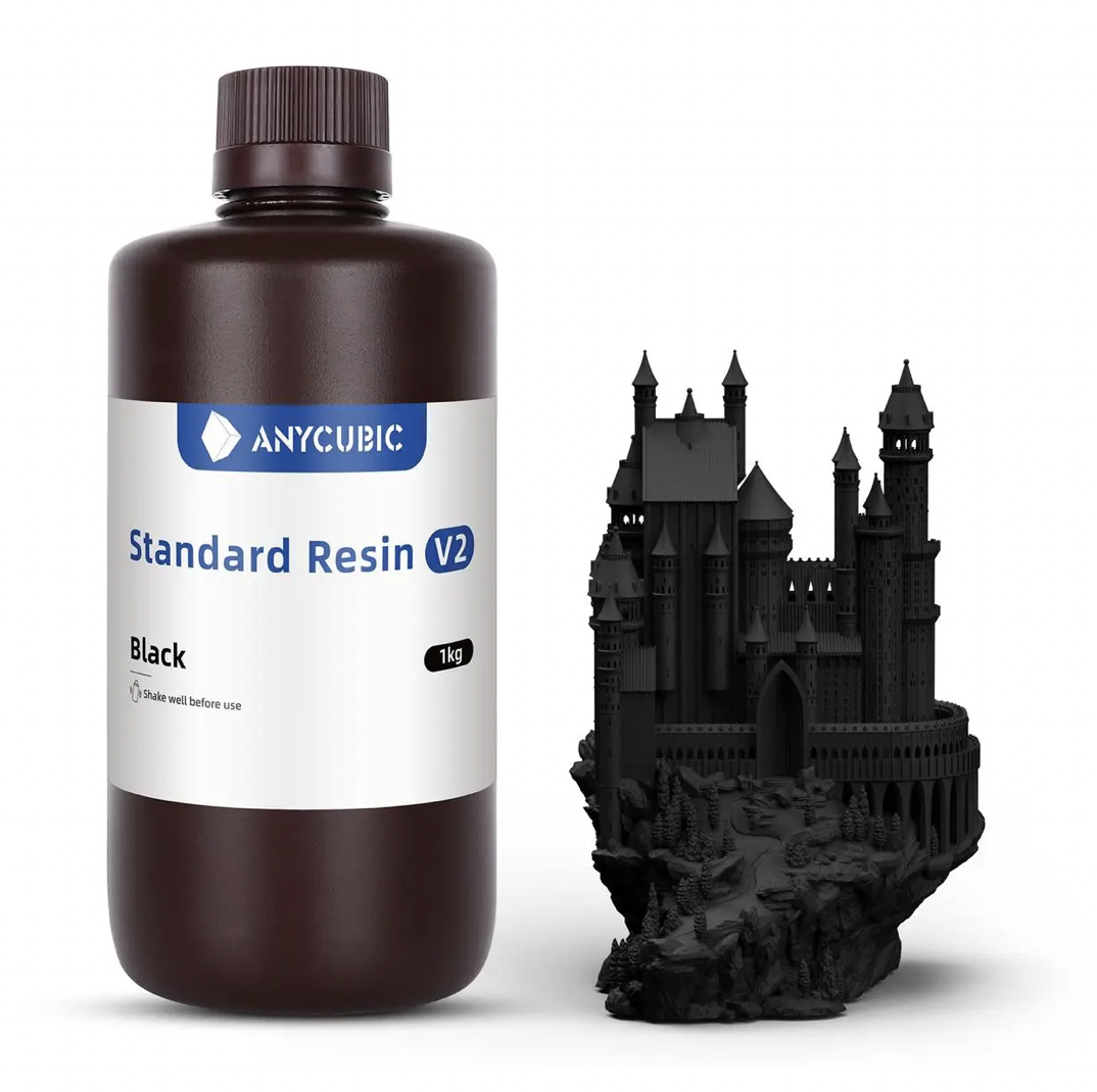 Фотополімерна смола Anycubic Standard Resin V2 Black (SBZ2BK-102A)