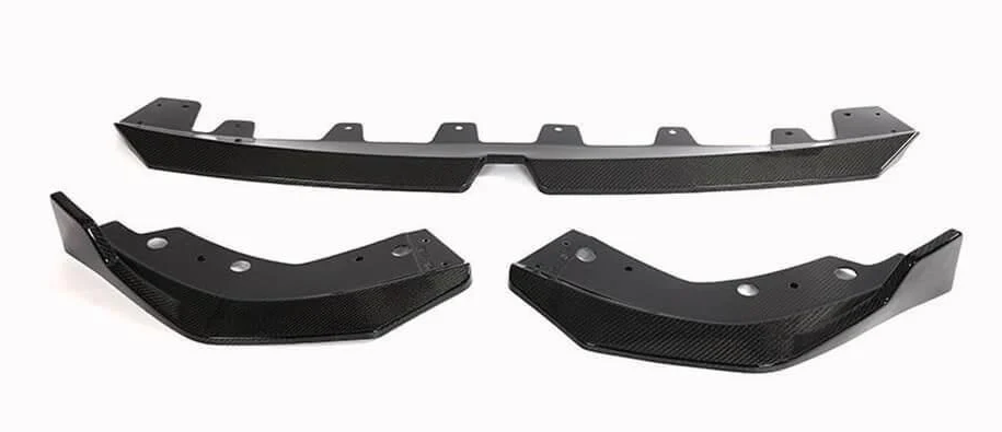 Накладка на передний бампер DDCarbon V3 2022+ M-Sport/BMW 3 серия G20/21 2018- карбон (136702)