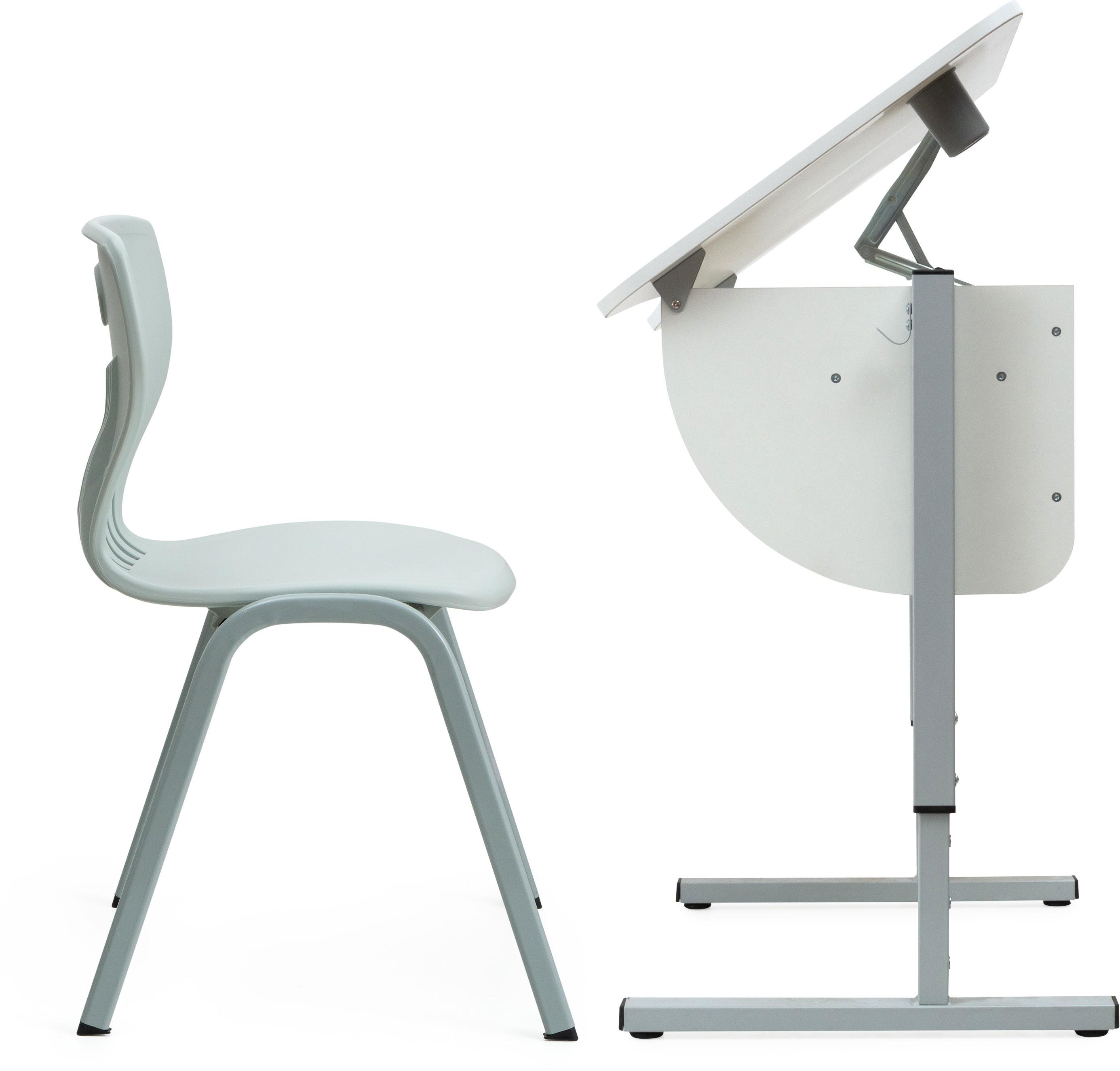 Комплект шкільний SECTOR парта Розумка та стілець ST1 GR (25892879) - фото 4 Комплект шкільний SECTOR парта Розумка та стілець ST1 GR (25892879) - фото 4