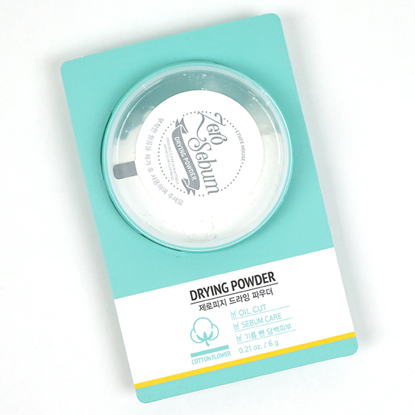 Пудра Etude House Zero Sebum Drying Powder ідеальна для жирної та комбінованої шкіри 6 г