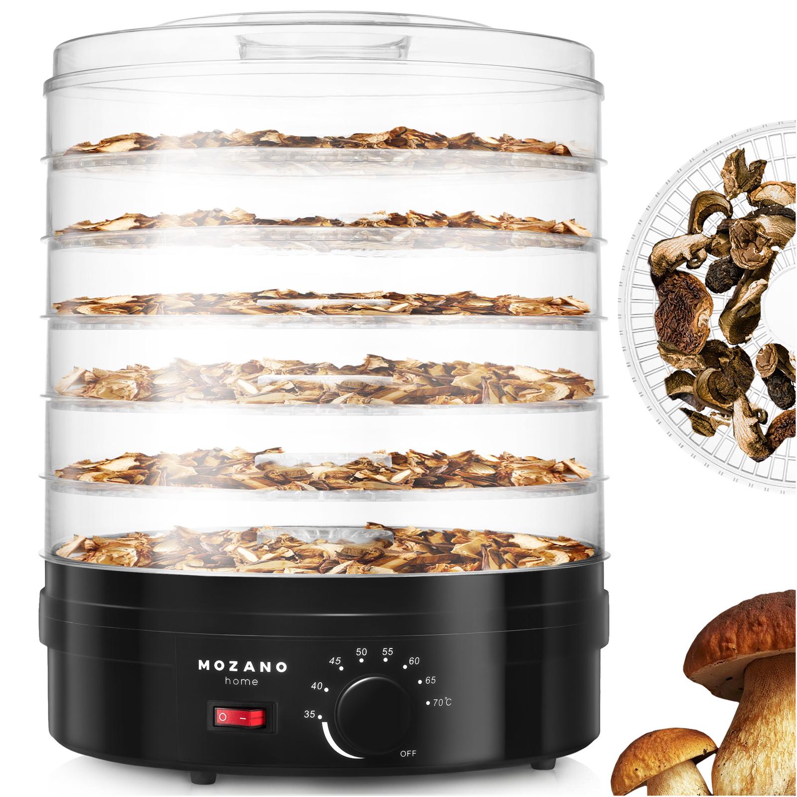 Сушка дегидратор Mozano Food Dehydrator 500W Black (50523) - фото 2