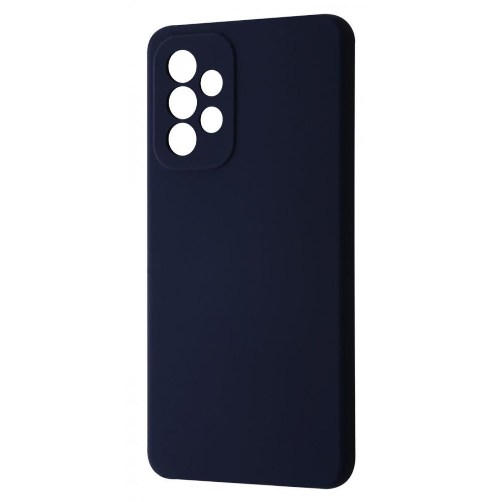 Чохол однотонний WAVE Full Silicone Cover Samsung Galaxy A73 темно-синій - фото 1