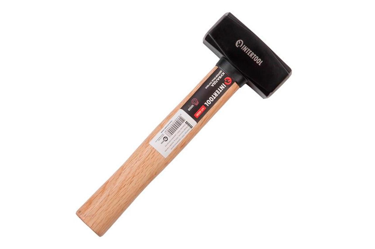 Молоток Intertool ручка дерево г 1000 (HT-0220)