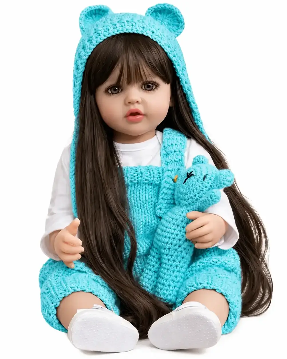 Кукла Reborn Baby реалистичная силиконовая 55 см (К0100223)