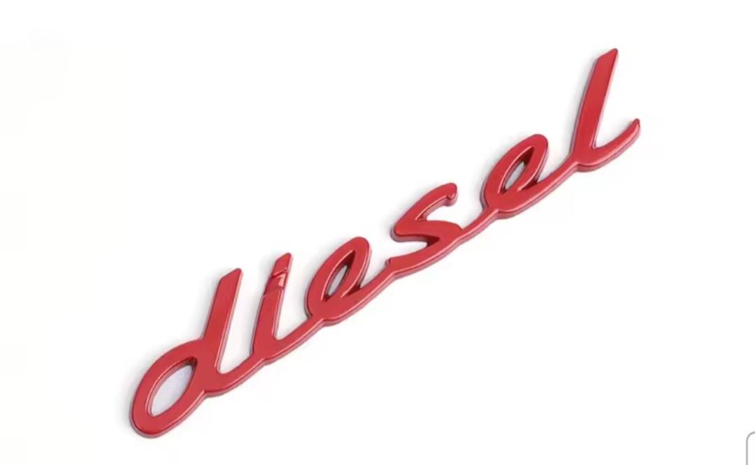 Эмблема надпись Diesel Porsche (2492604950)