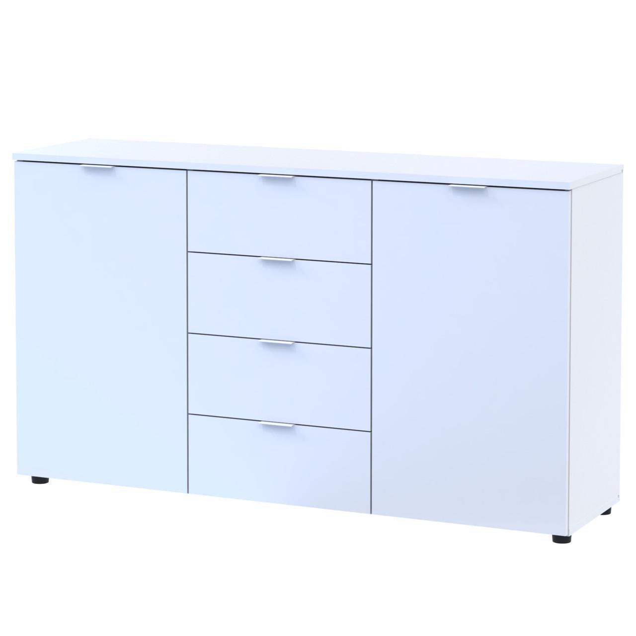 Комод в спальню Doros Рон 5 140х38х81 см Белый (DRS-011300) - фото 2 Комод в спальню Doros Рон 5 140х38х81 см Белый (DRS-011300) - фото 2