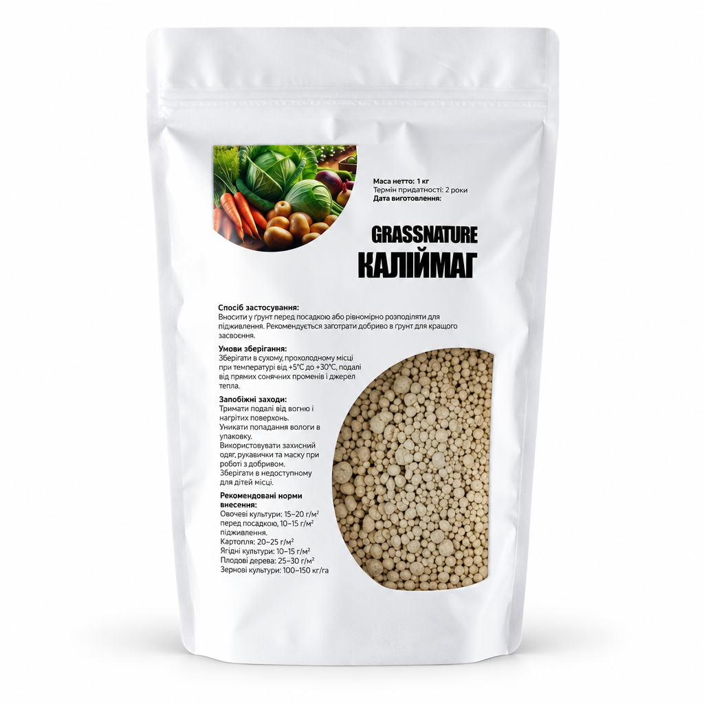 Удобрение калийно-магниевое GrassNature Калиймаг калимагнезия 1 кг (38470712)