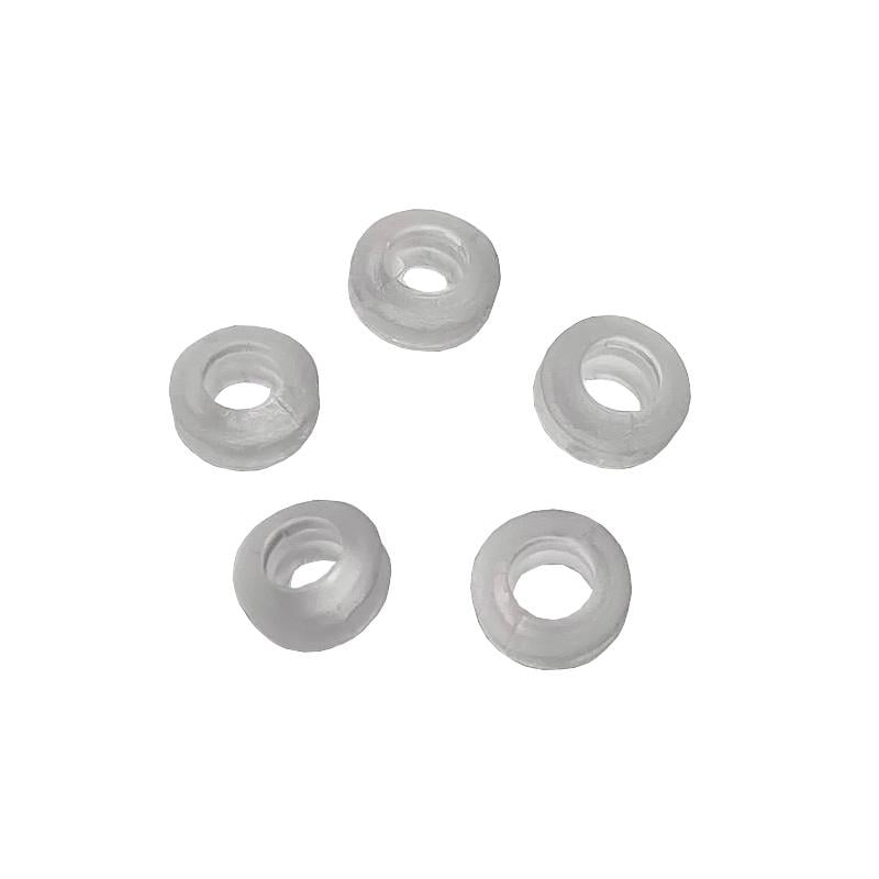 Набір гумових втулок 6 мм 500 шт. Прозорий (53409)