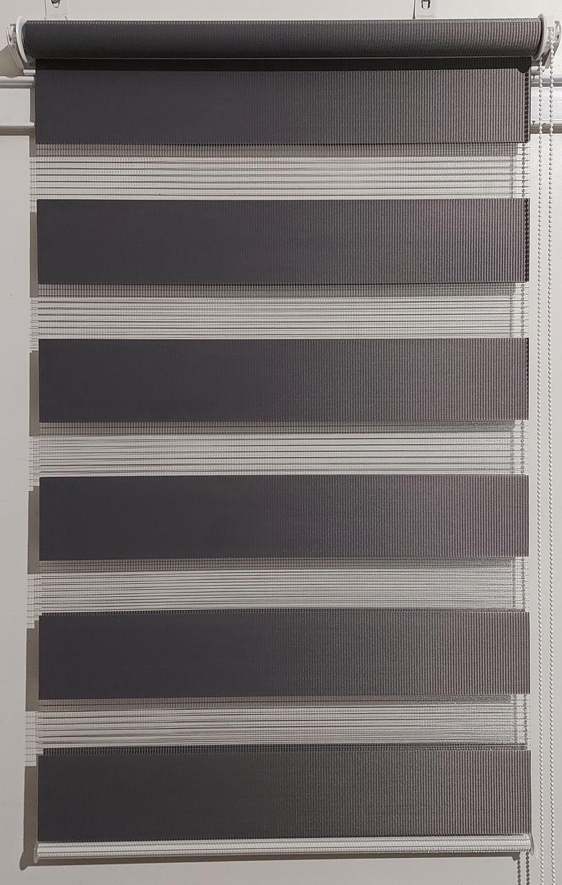 Рулонная штора день-ночь Miranda ВН DN-210 115х180 см Темно-серый (ВН DN-210-21)