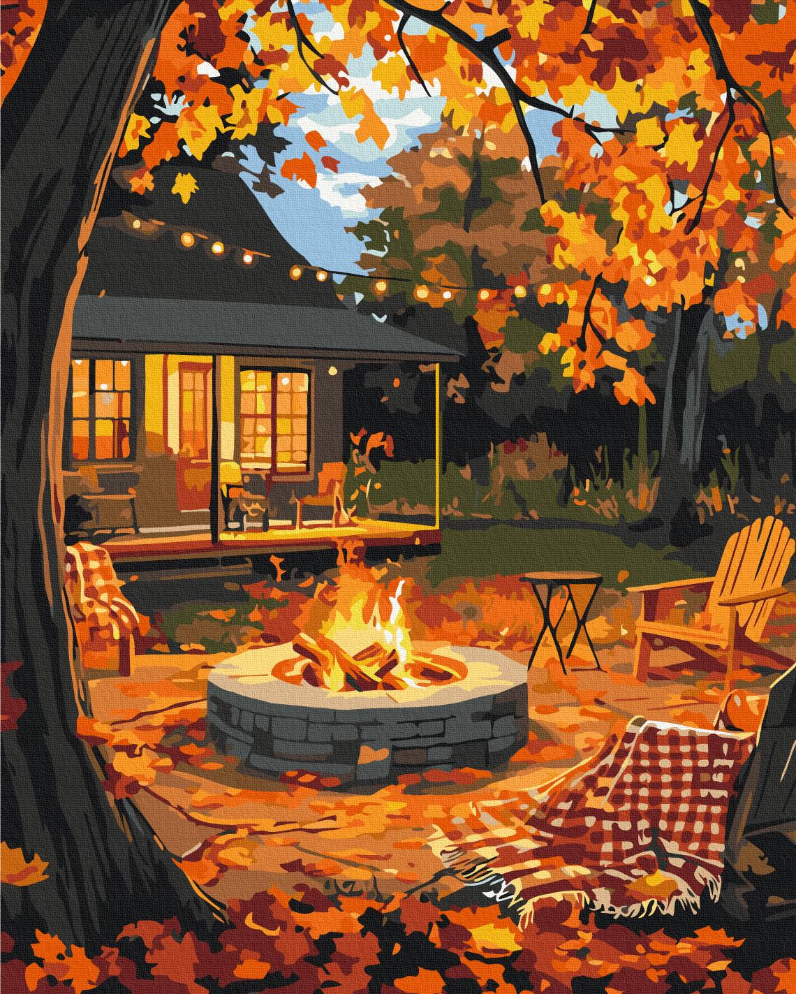 Картина по номерам Brushme Осенняя эстетика 40x50 см (BS54402)