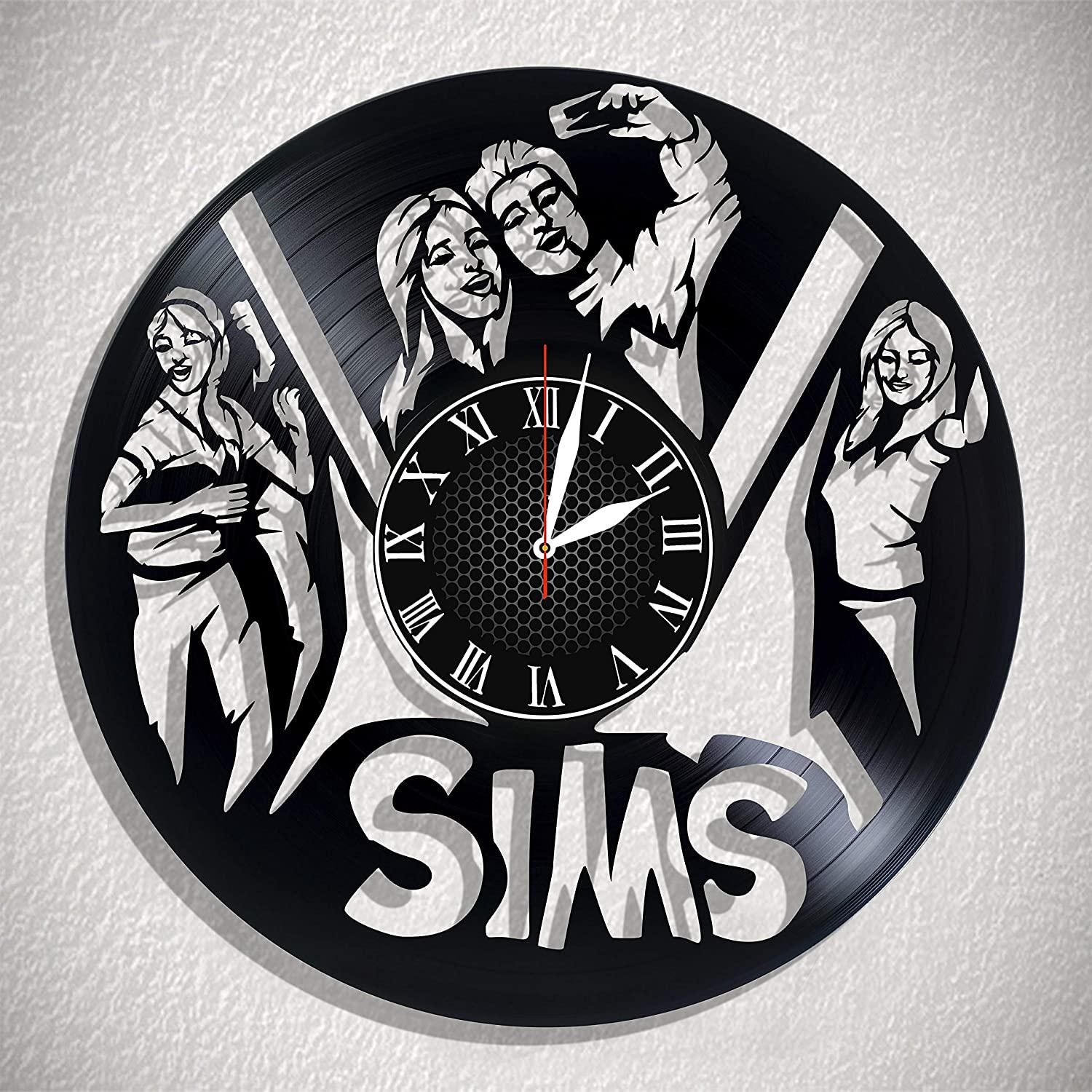 Часы настенные The Sims 2956 из виниловой пластинки