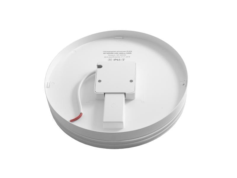 Светильник светодиодный накладной AVT круглый 18 Вт IP44 Silver (25232252) - фото 2 Светильник светодиодный накладной AVT круглый 18 Вт IP44 Silver (25232252) - фото 2