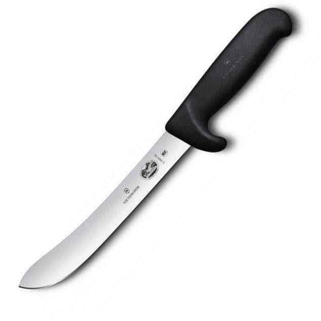 Нож кухонный Victorinox Fibrox Butcher для мяса 18 см Black (Vx57603.18L)