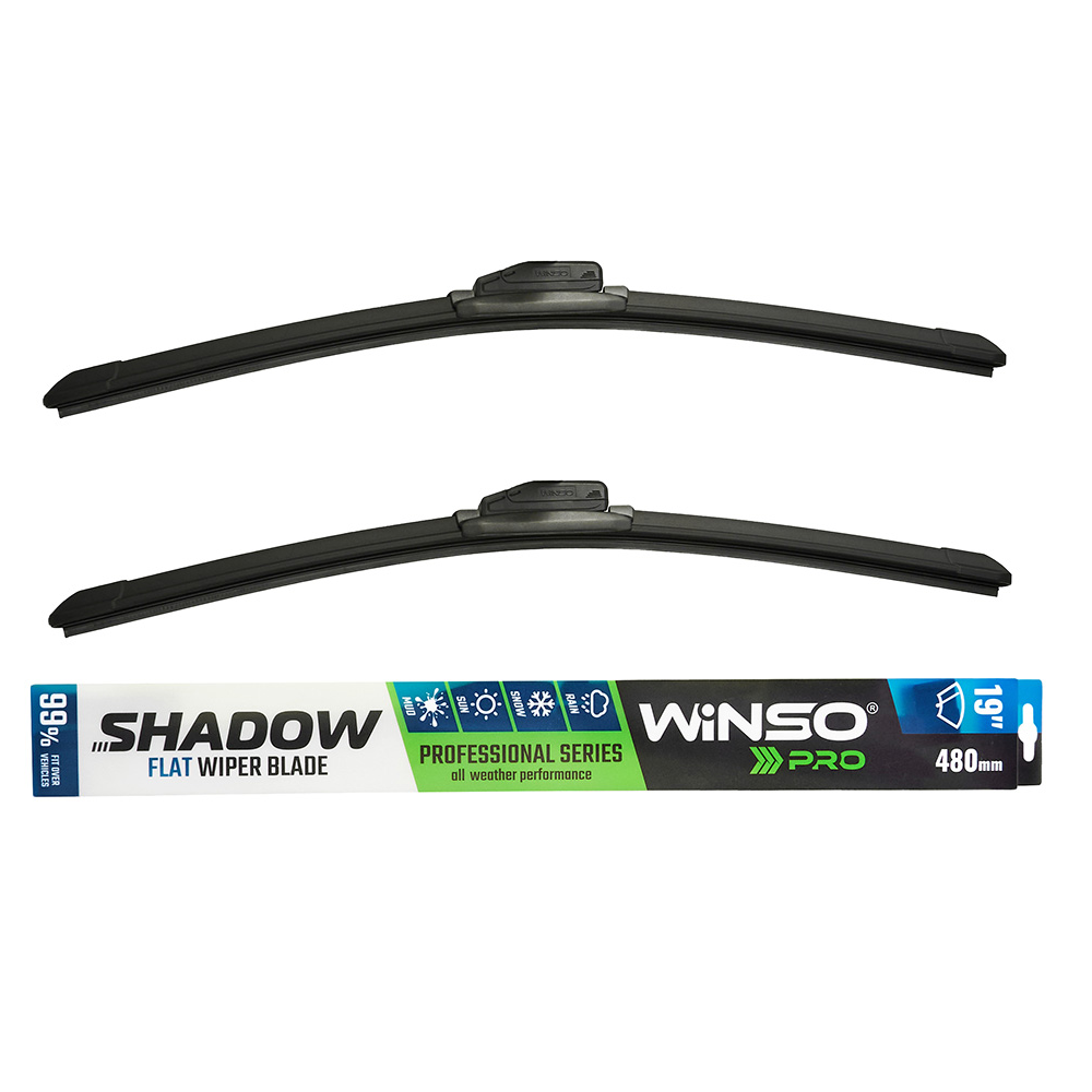 Щетки стеклоочистителя WINSO PRO Shadow для Seat Ibiza 2008-2011 600+400 мм (246125330) - фото 1