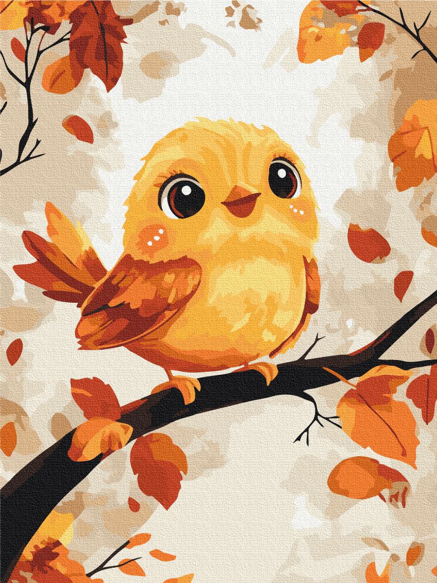 Картина по номерам Brushme Милый птенец 30x40 см (KBS0166)