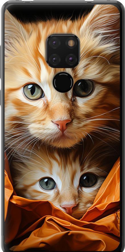 Чехол на Huawei Mate 20 Котики 2 (5664t-1578-42517) Чехол на Huawei Mate 20 Котики 2 (5664t-1578-42517)