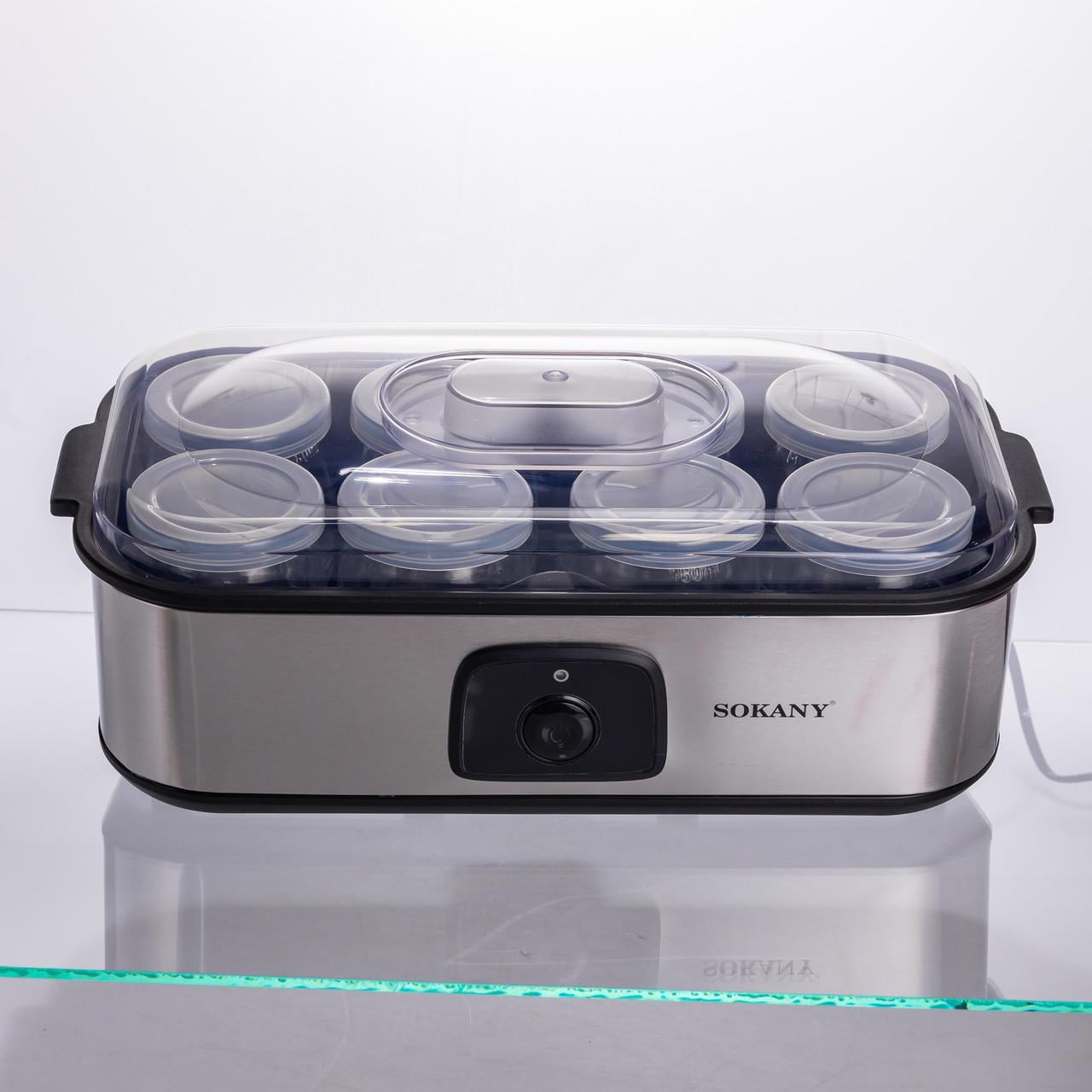 Йогуртница электрическая на 8 баночек по 180 мл 20 Вт (SK-08109)