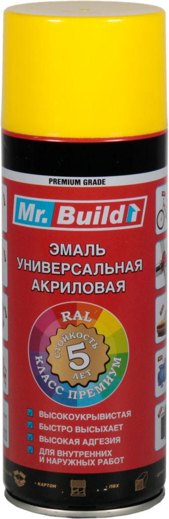 Фарба-спрей Mr.Build 400 мл RAL 1023 Світло-жовтий (Mr.B 30_1023 1023)