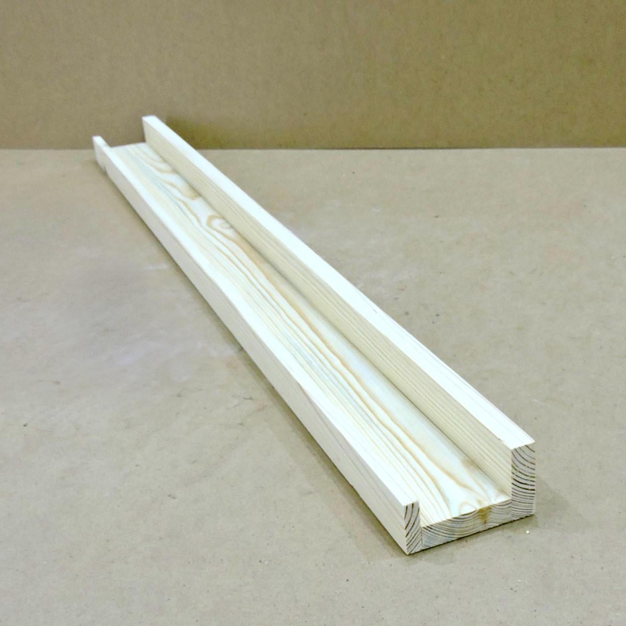 Полка настенная из дерева Хэнкок 120 см Бланже (НСП-123101)