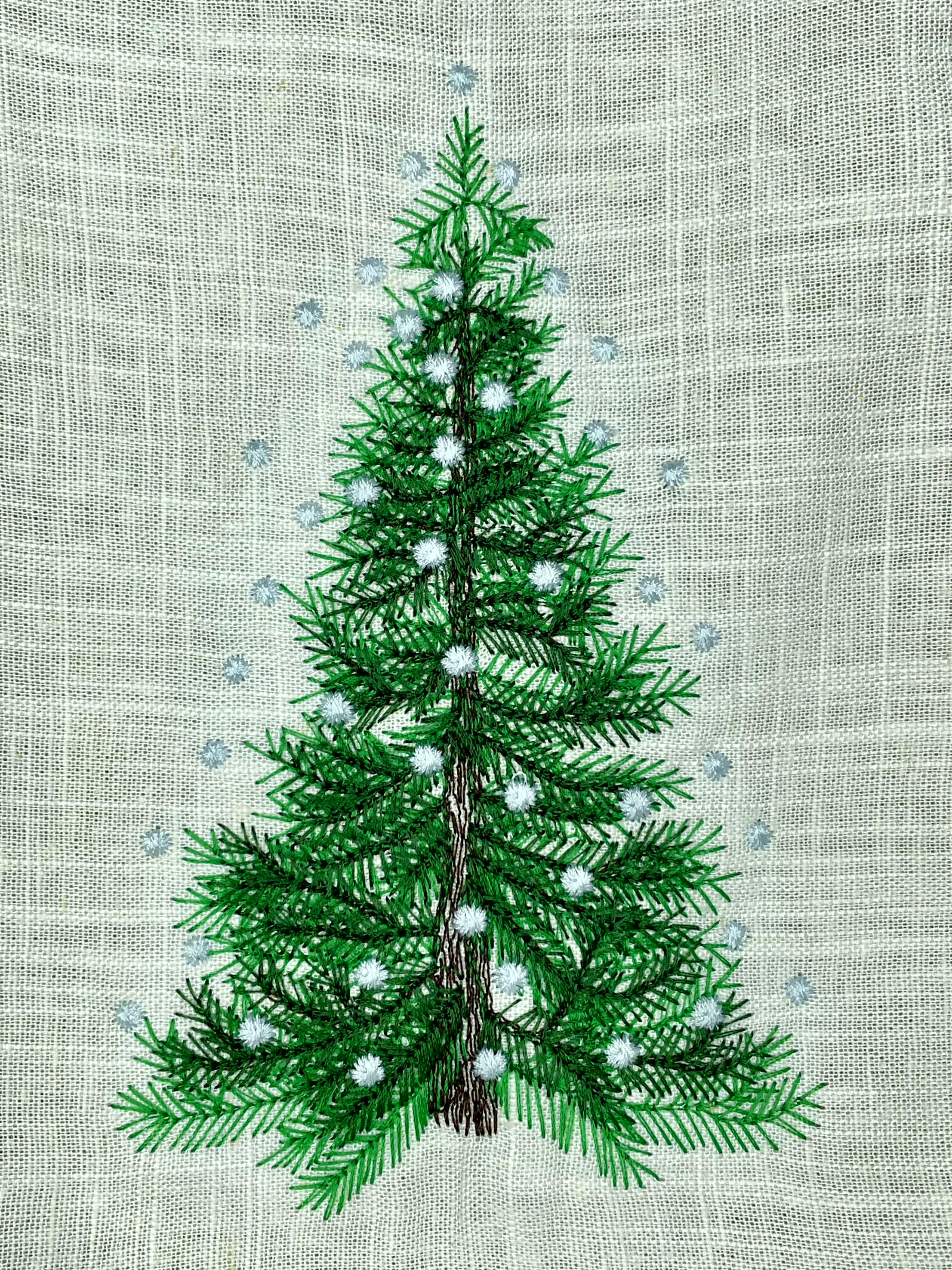 Мешочек для шампанского с вышивкой Новогодняя елка (30075720) - фото 8 Мешочек для шампанского с вышивкой Новогодняя елка (30075720) - фото 8