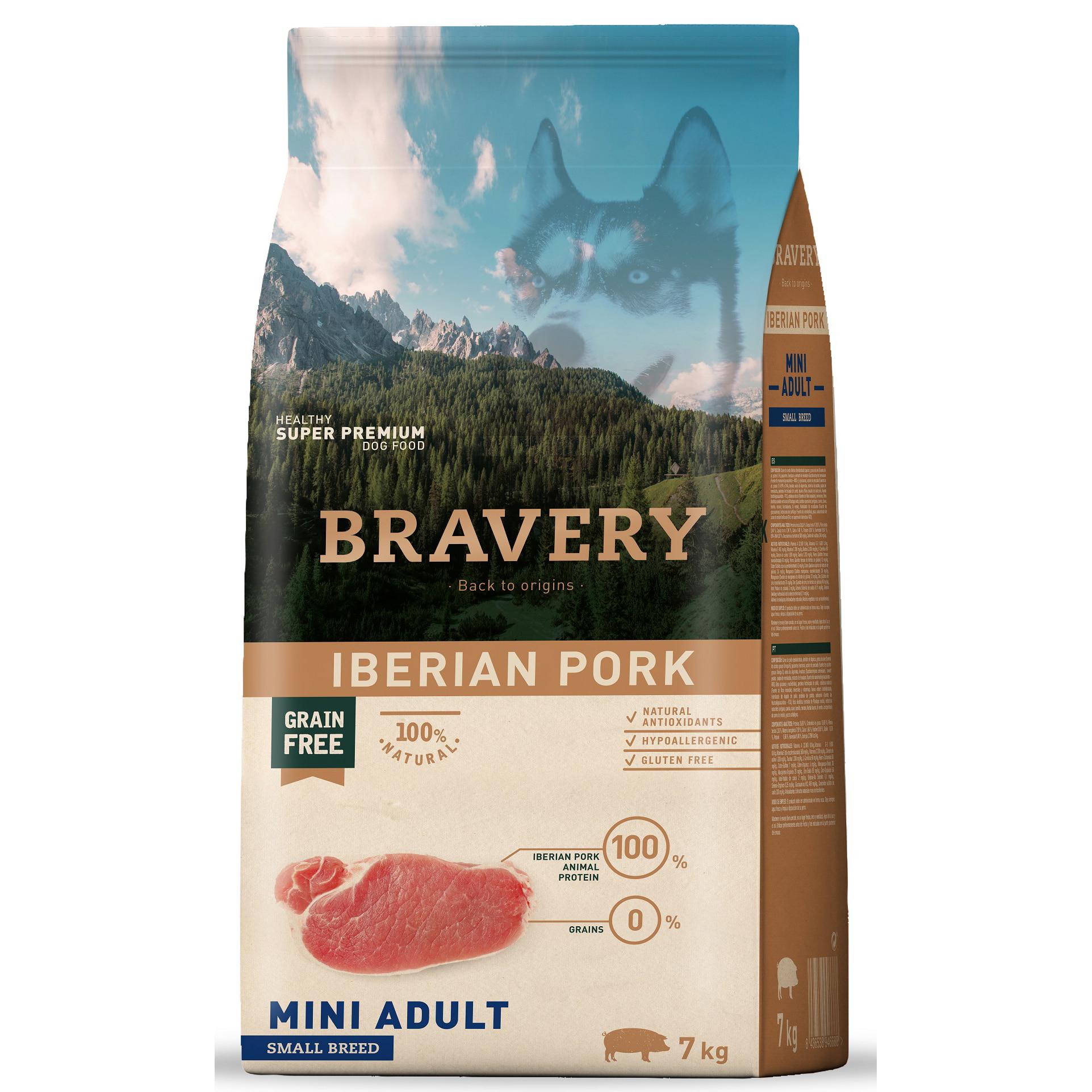 Корм для собак Bravery Iberian Pork Mini с иберийской свининой 7 кг (99928) Корм для собак Bravery Iberian Pork Mini с иберийской свининой 7 кг (99928)