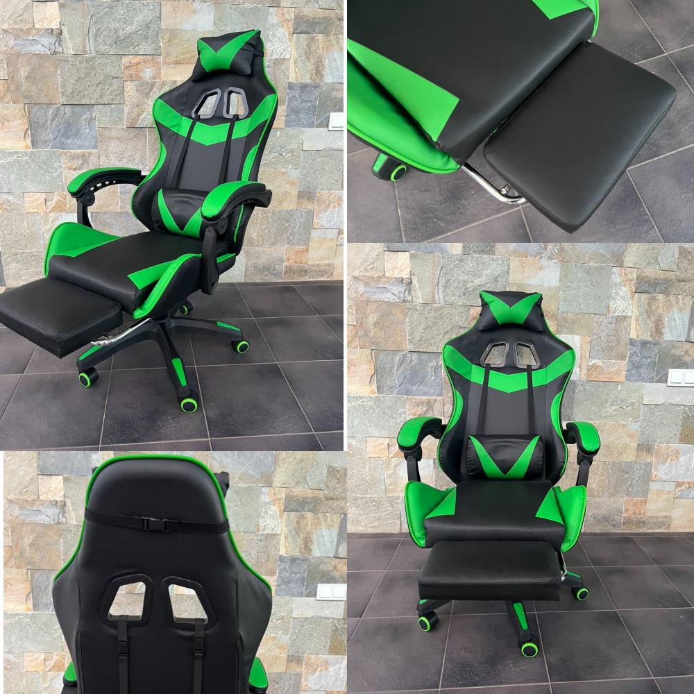 Кресло геймерское Prestige 730 Черно-зеленый - фото 5 Кресло геймерское Prestige 730 Черно-зеленый - фото 5