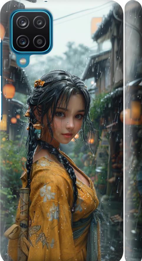 Чехол на Samsung Galaxy A12 A125F Anime-girl (6133m-2201-42517)