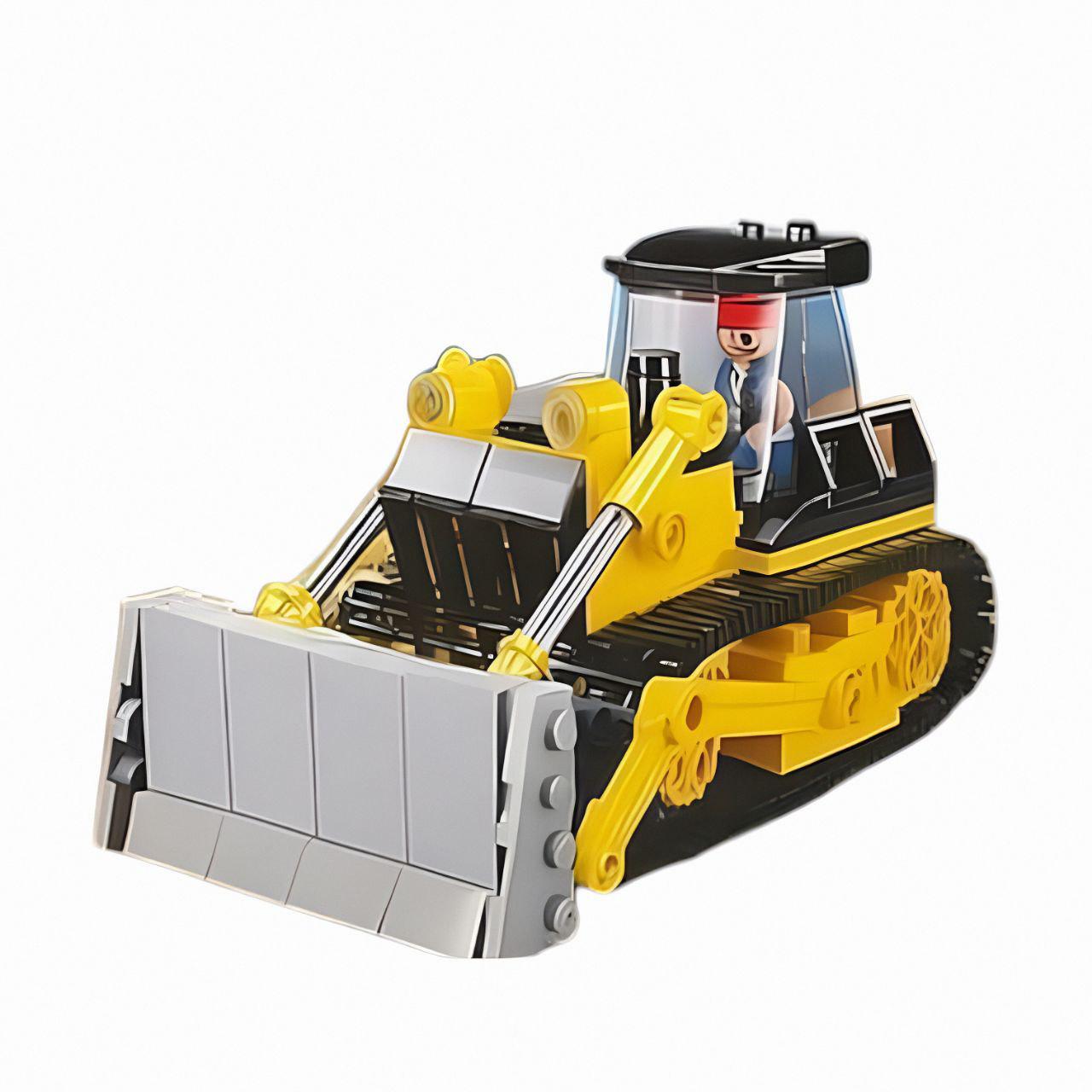 Конструктор Sluban M38-B0802 Бульдозер 14,5 см 231 деталь