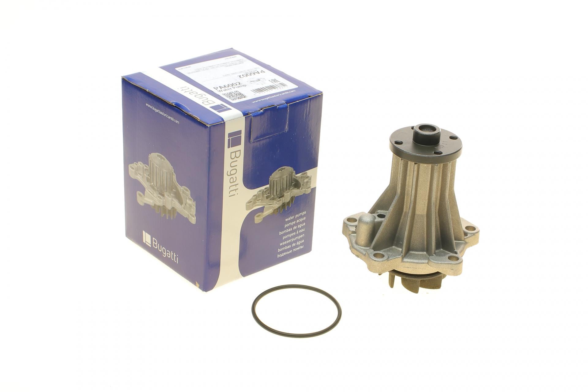Помпа воды Bugatti Ford Transit V/VI/VII 2.0/2.3 16V 94-06/Scorpio I/Sierra II 2.0i 85-94 R/B 8 лоп. PA6002