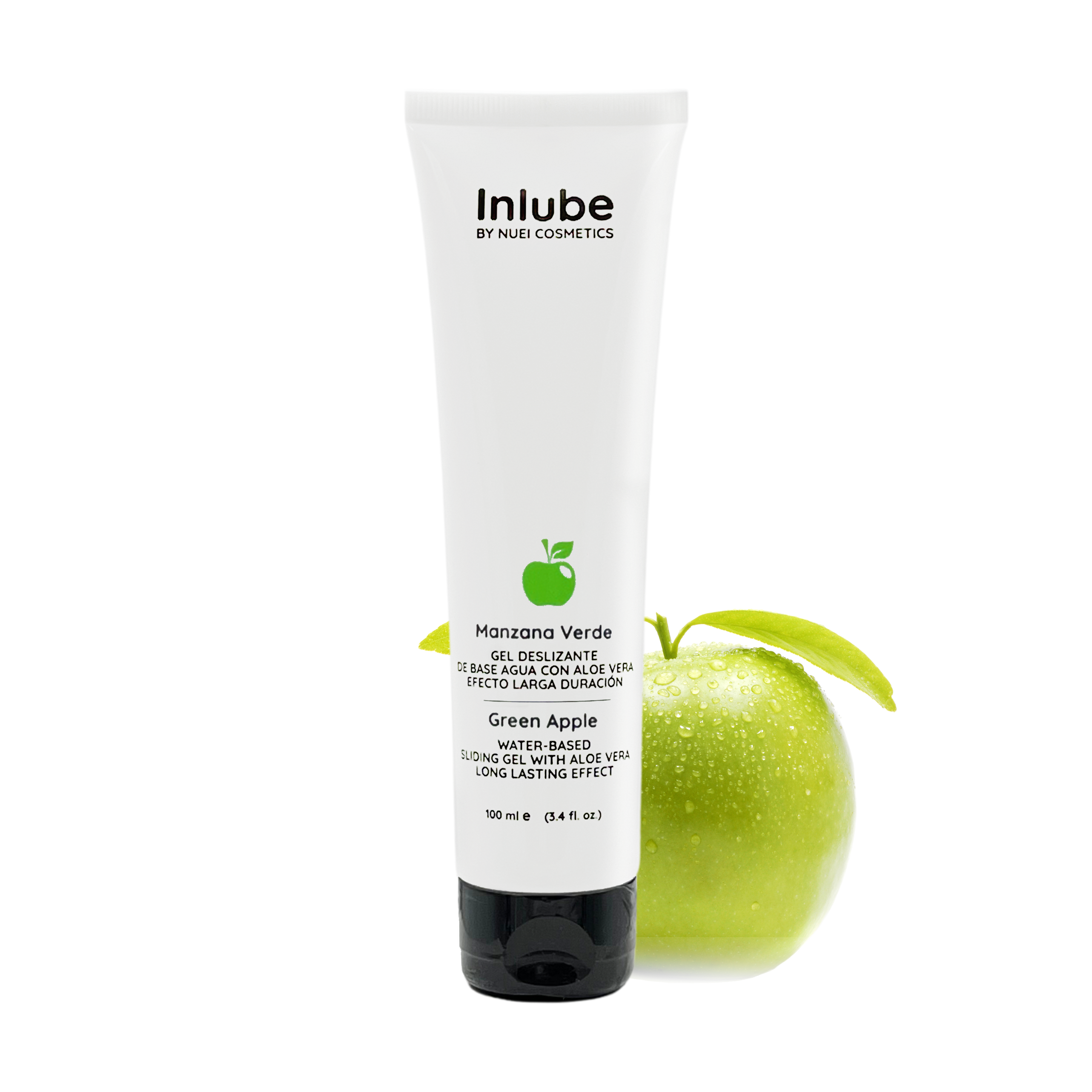Лубрикант съедобный на водной основе Inlube Nuei Яблоко 100 мл