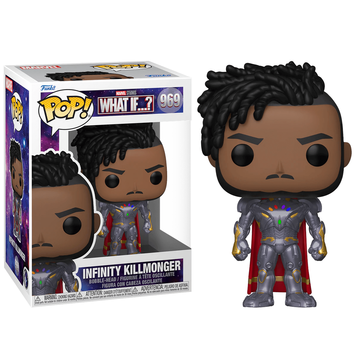 Фігурка Funko Pop What If? Infinity Killmonger 10 см (M IK 969) - фото 2