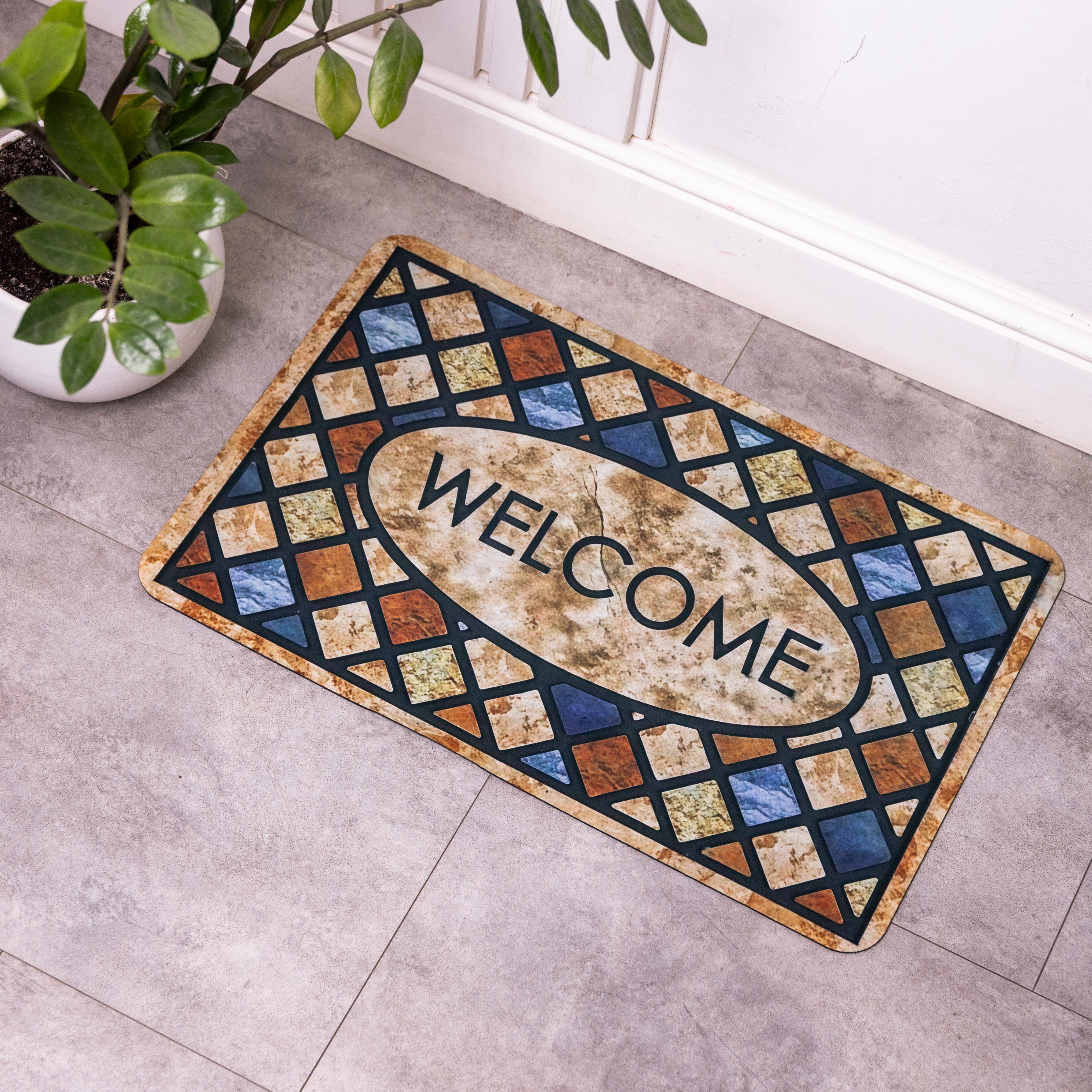 Коврик диатомитовый Framed Welcome 58х38 см (HP-42-40)