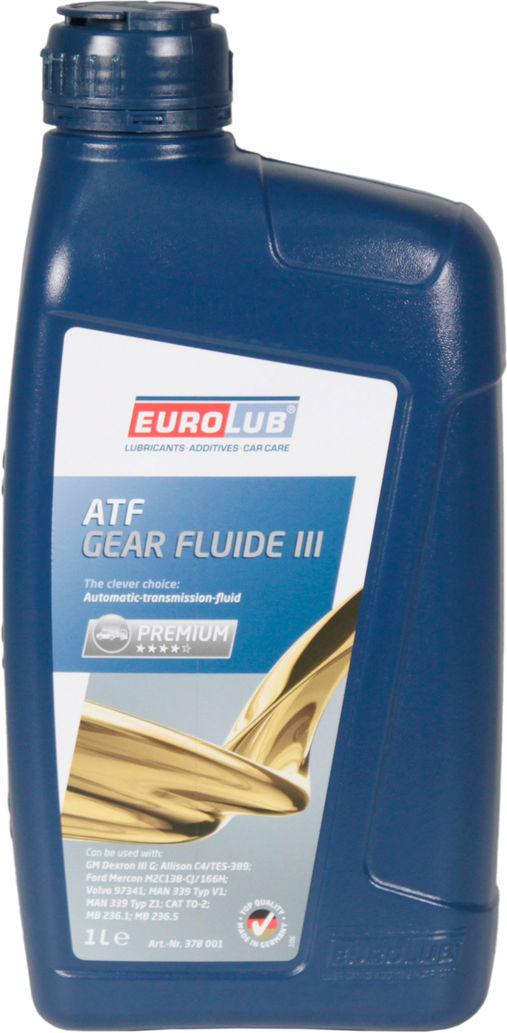 Трансмісійне мастило EuroLub ATF Fluide III 1 л (378001) Трансмісійне мастило EuroLub ATF Fluide III 1 л (378001)