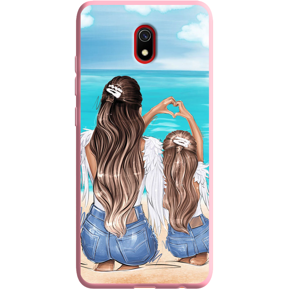Чехол Boxface Xiaomi Redmi 8A Family Vacation Розовый силикон (38341-up2380-38675)