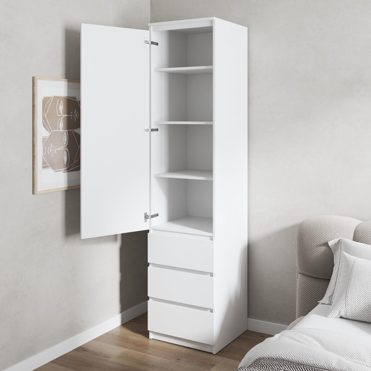 Шафа-пенал Вайс R-35 502х500х2110 мм Білий (30764020) - фото 2 Шафа-пенал Вайс R-35 502х500х2110 мм Білий (30764020) - фото 2