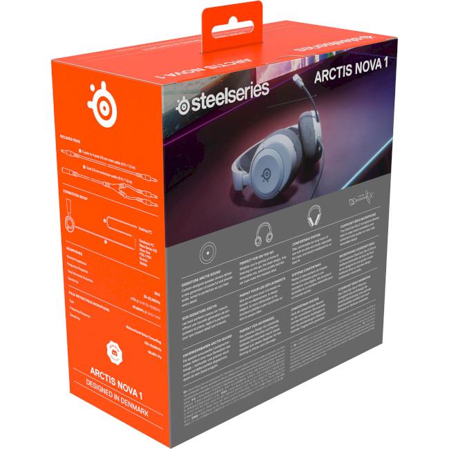 Наушники геймерские SteelSeries Arctis Nova 1 Белый (61607) - фото 9