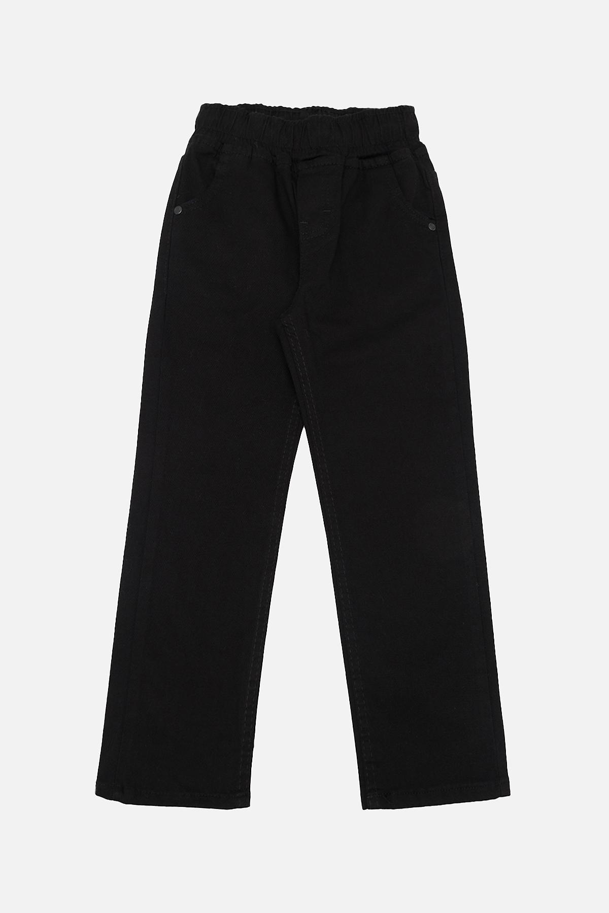 Брюки для мальчика 140 Черный (SKT001001636)